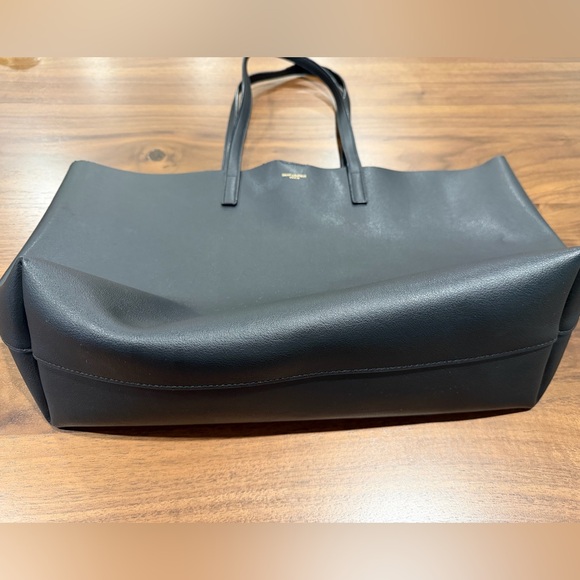 SHOPPING SAINT LAURENT IN LEATHER BLACK - Picture 3 of 4